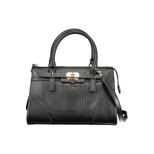 Guess Jeans Black Polyurethane Women Handbag - HBPS Beauty & Fashion