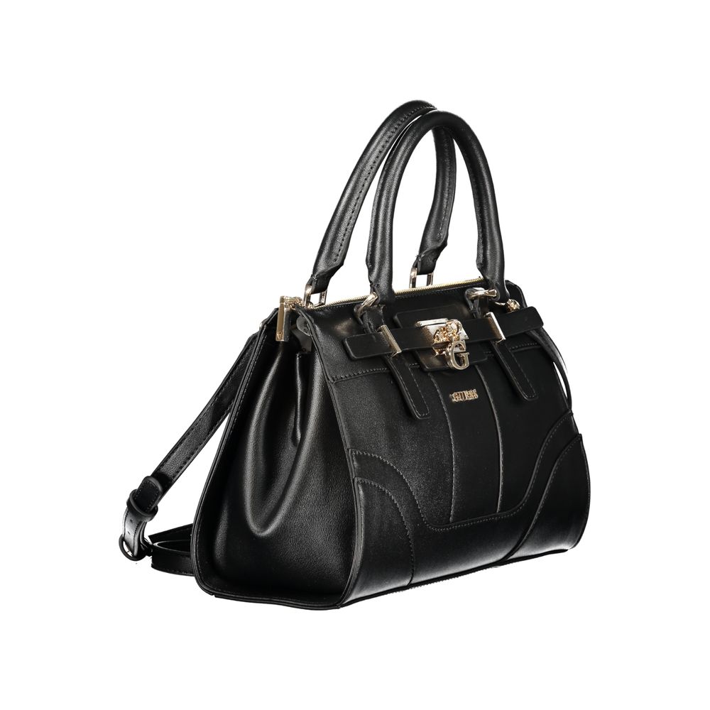 Guess Jeans Black Polyurethane Women Handbag - HBPS Beauty & Fashion