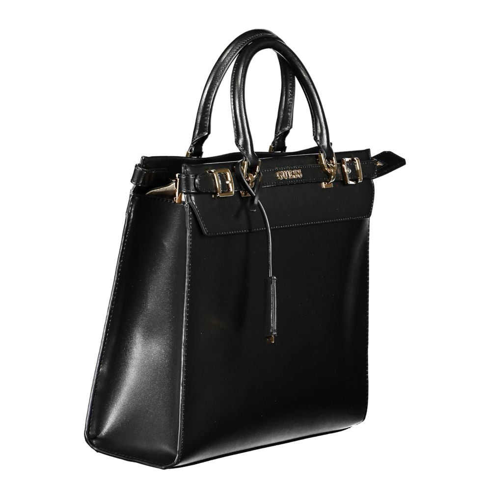 Guess Jeans Black Polyurethane Women Handbag - HBPS Beauty & Fashion