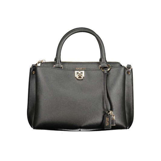 Guess Jeans Black Polyurethane Women Handbag - HBPS Beauty & Fashion
