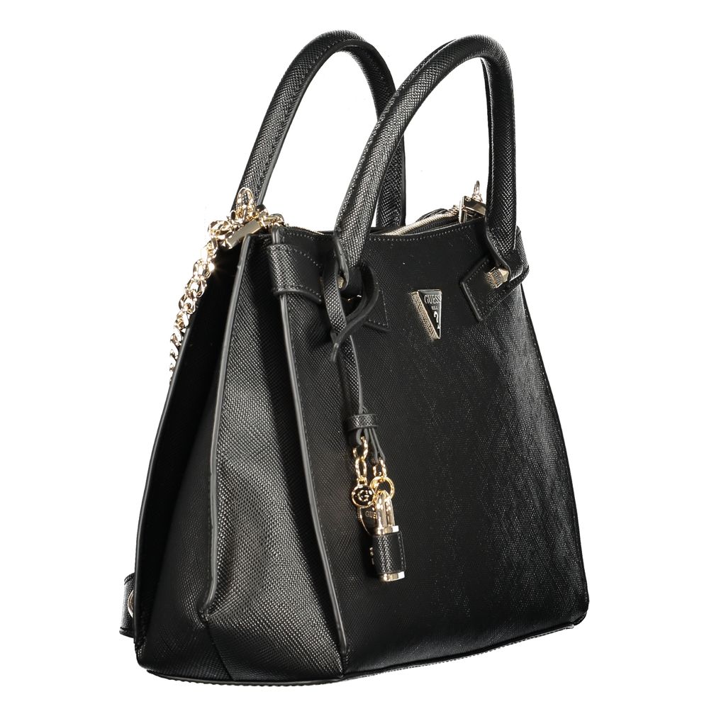 Guess Jeans Black Polyurethane Women Handbag - HBPS Beauty & Fashion