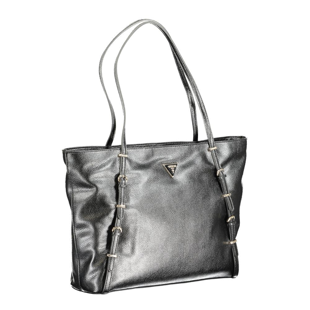 Guess Jeans Black Polyurethane Women Handbag - HBPS Beauty & Fashion