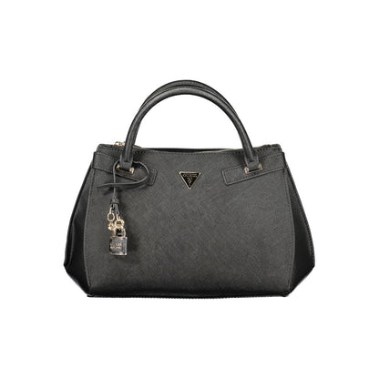 Guess Jeans Black Polyurethane Women Handbag - HBPS Beauty & Fashion