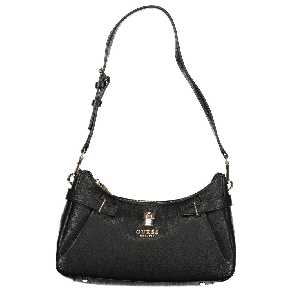 Guess Jeans Black Polyurethane Women Handbag - HBPS Beauty & Fashion