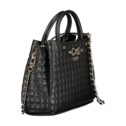 Guess Jeans Black Polyurethane Women Handbag - HBPS Beauty & Fashion