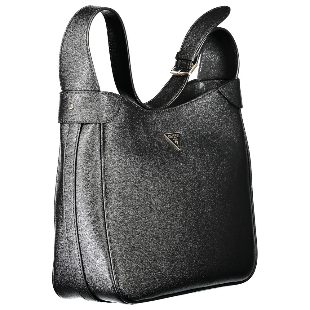 Guess Jeans Black Polyurethane Women Handbag - HBPS Beauty & Fashion