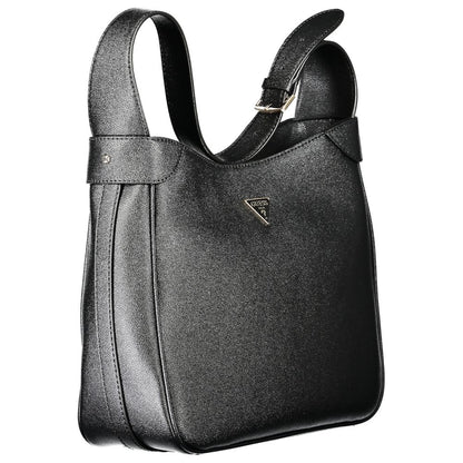 Guess Jeans Black Polyurethane Women Handbag - HBPS Beauty & Fashion