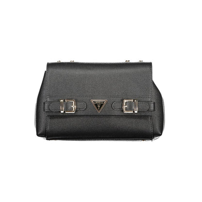 Guess Jeans Black Polyurethane Women Handbag - HBPS Beauty & Fashion