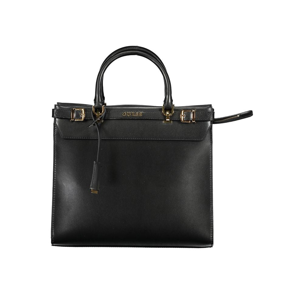 Guess Jeans Black Polyurethane Women Handbag - HBPS Beauty & Fashion