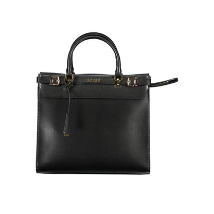 Guess Jeans Black Polyurethane Women Handbag - HBPS Beauty & Fashion