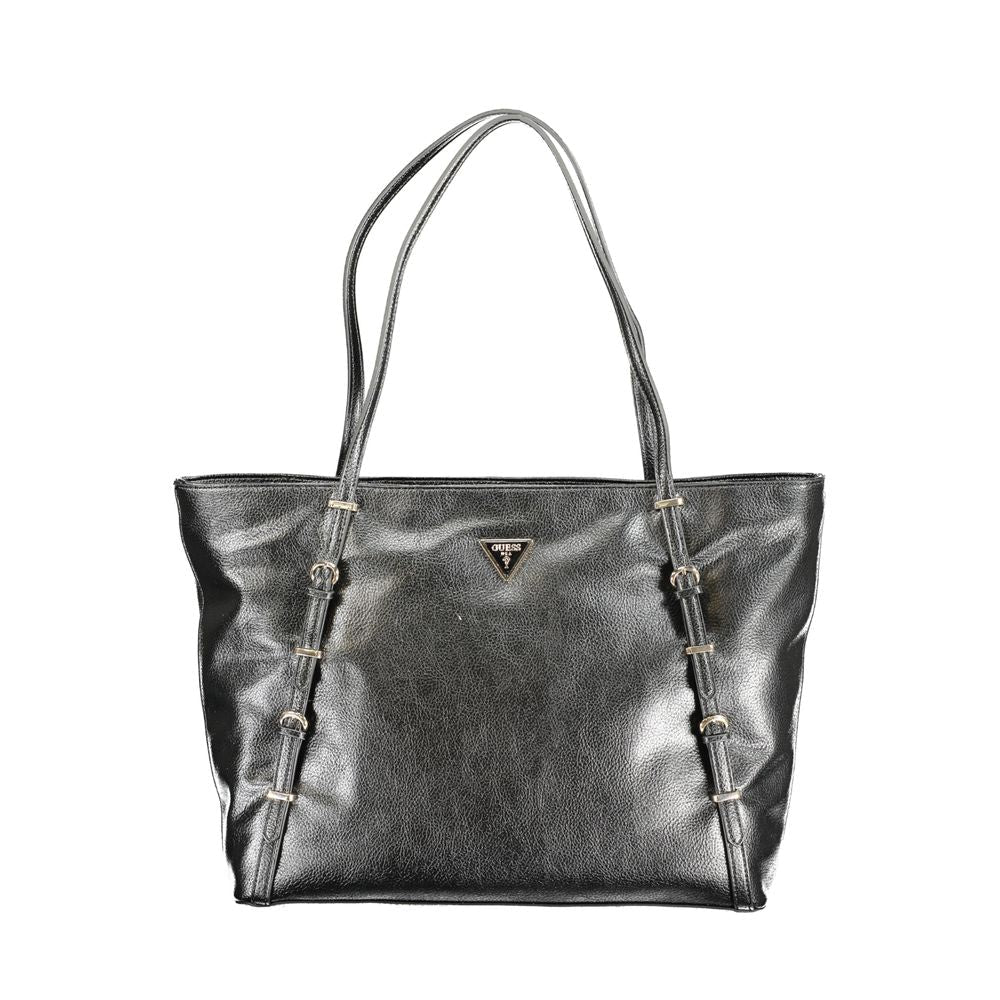 Guess Jeans Black Polyurethane Women Handbag - HBPS Beauty & Fashion