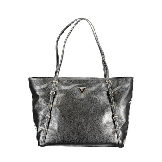 Guess Jeans Black Polyurethane Women Handbag - HBPS Beauty & Fashion