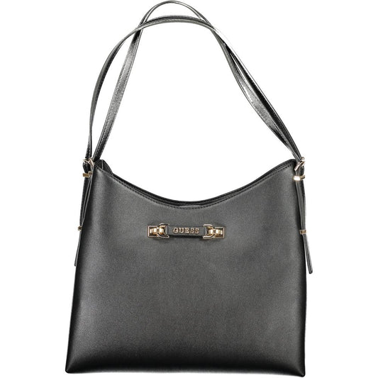 Guess Jeans Black Polyurethane Women Handbag - HBPS Beauty & Fashion
