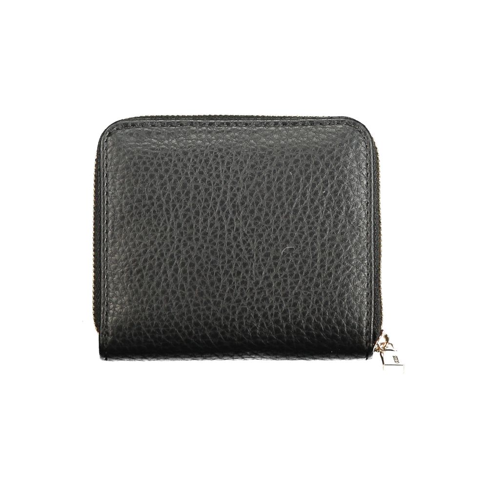 Guess Jeans Black Polyurethane Women Wallet - HBPS Beauty & Fashion