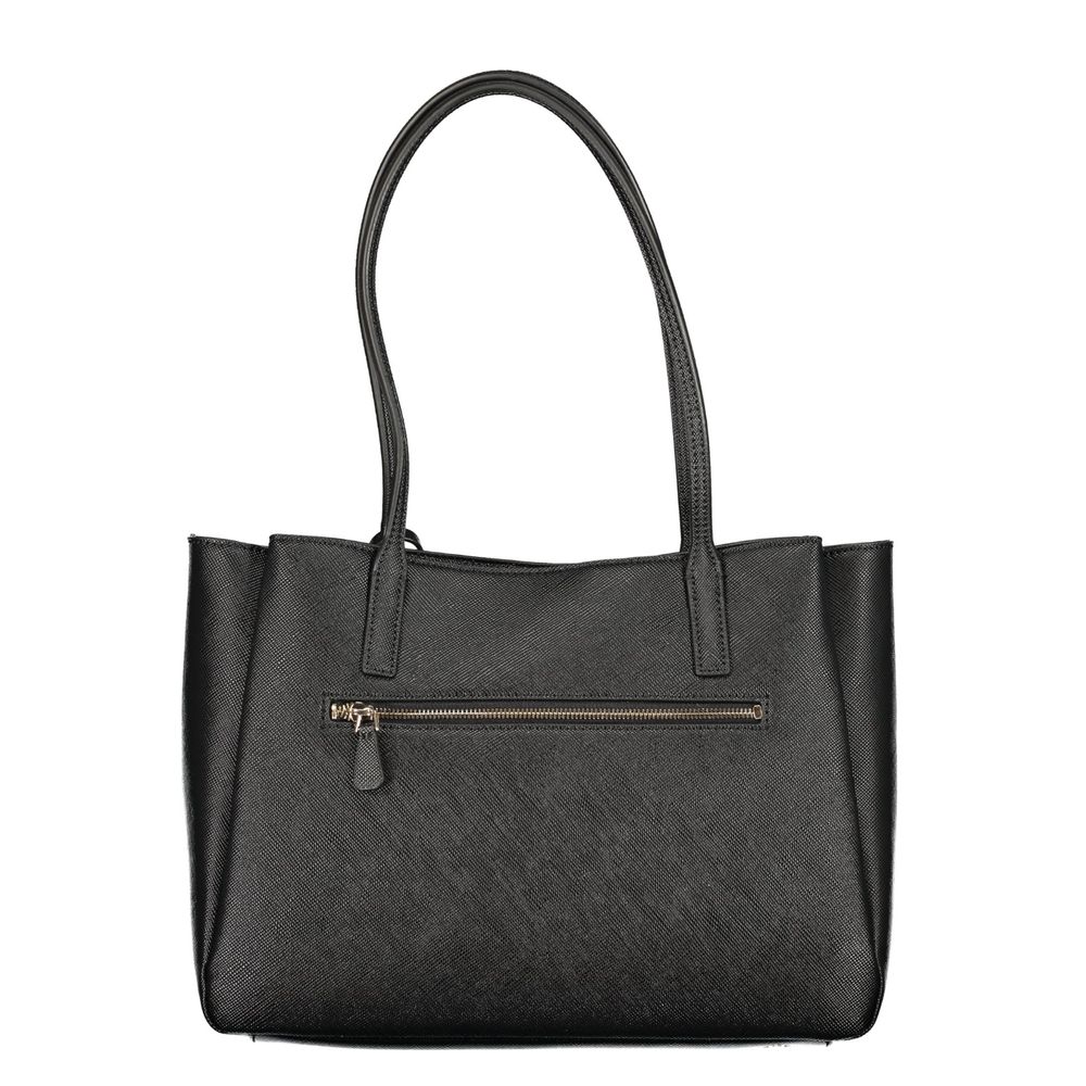 Guess Jeans Black Polyurethane Women's Bag - HBPS Beauty & Fashion