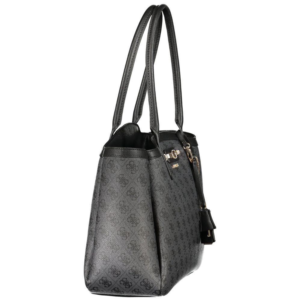 Guess Jeans Black Polyurethane Women's Bag - HBPS Beauty & Fashion