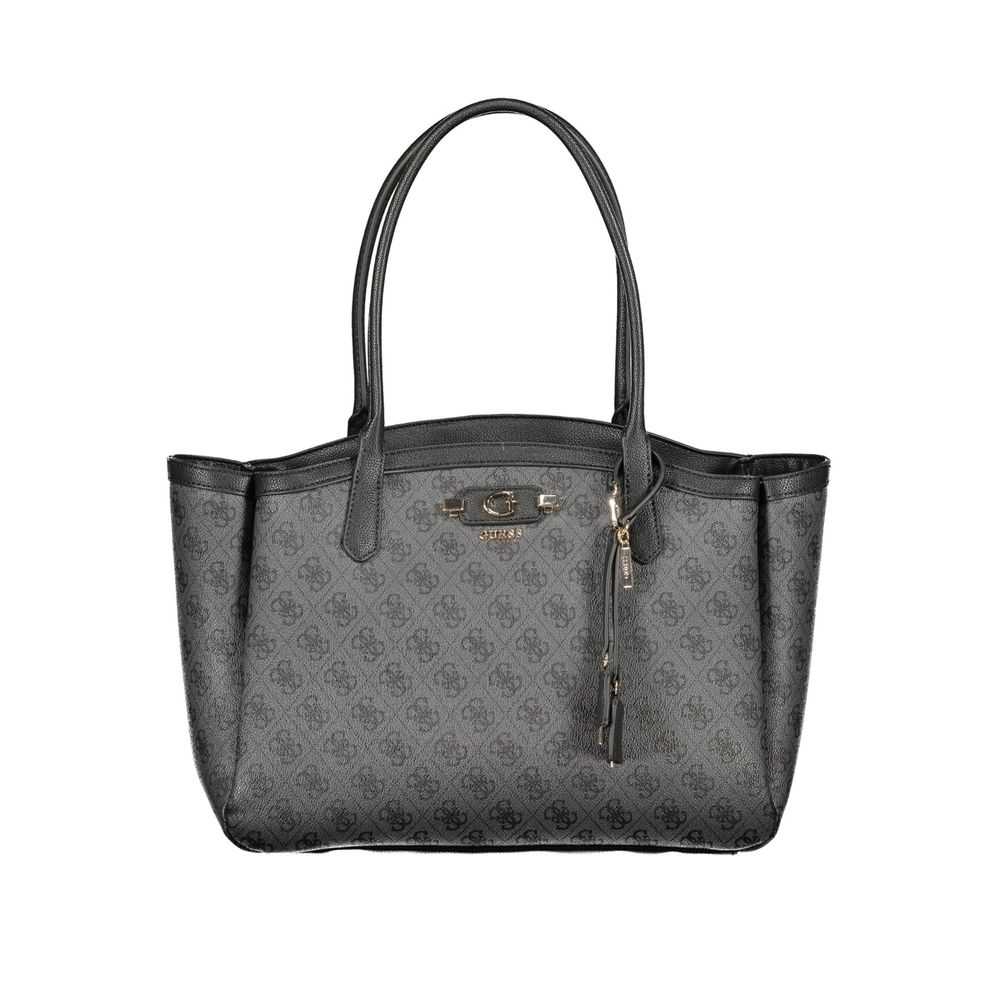 Guess Jeans Black Polyurethane Women's Bag - HBPS Beauty & Fashion