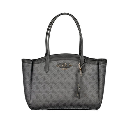 Guess Jeans Black Polyurethane Women's Bag - HBPS Beauty & Fashion