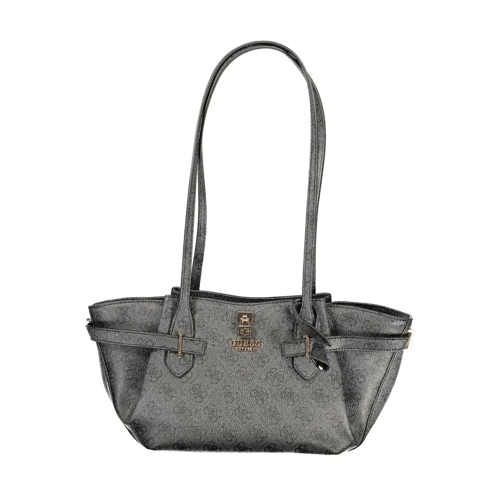 Guess Jeans Black Polyurethane Women's Handbag - HBPS Beauty & Fashion