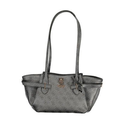 Guess Jeans Black Polyurethane Women's Handbag - HBPS Beauty & Fashion