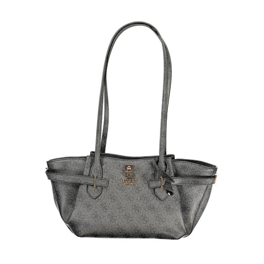 Guess Jeans Black Polyurethane Women's Handbag - HBPS Beauty & Fashion