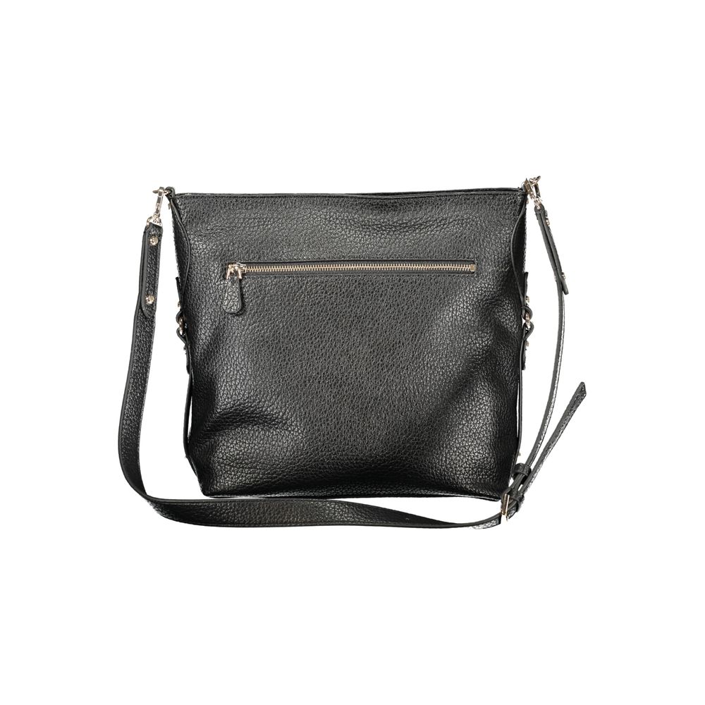 Guess Jeans Black Polyurethane Women's Handbag - HBPS Beauty & Fashion