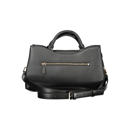 Guess Jeans Black Polyurethane Women's Handbag - HBPS Beauty & Fashion