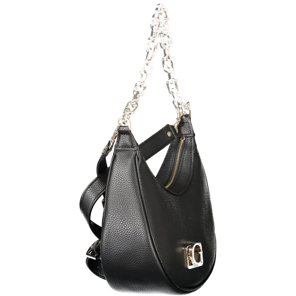 Guess Jeans Black Polyurethane Women's Handbag - HBPS Beauty & Fashion