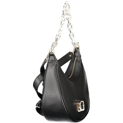 Guess Jeans Black Polyurethane Women's Handbag - HBPS Beauty & Fashion
