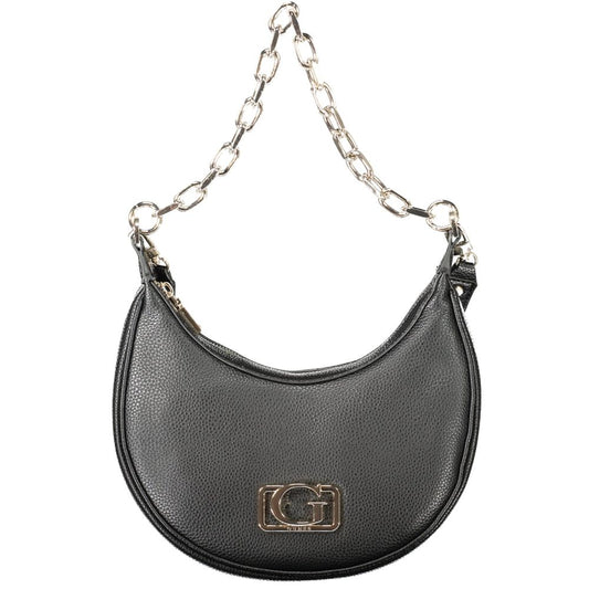 Guess Jeans Black Polyurethane Women's Handbag - HBPS Beauty & Fashion