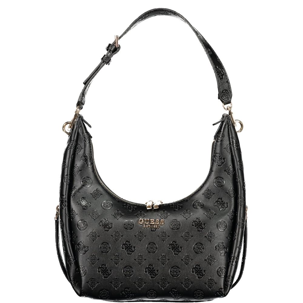 Guess Jeans Black Polyurethane Women's Handbag - HBPS Beauty & Fashion