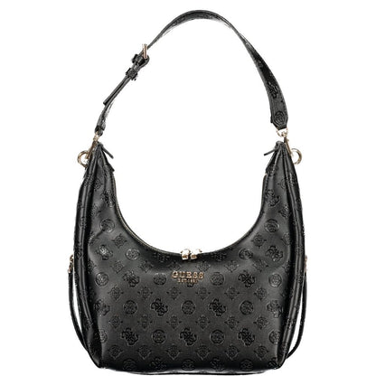 Guess Jeans Black Polyurethane Women's Handbag - HBPS Beauty & Fashion