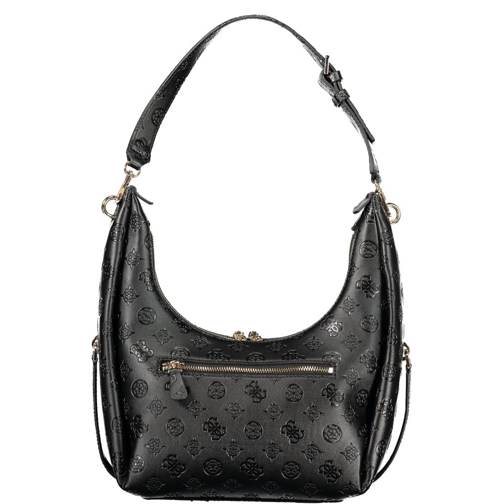 Guess Jeans Black Polyurethane Women's Handbag - HBPS Beauty & Fashion