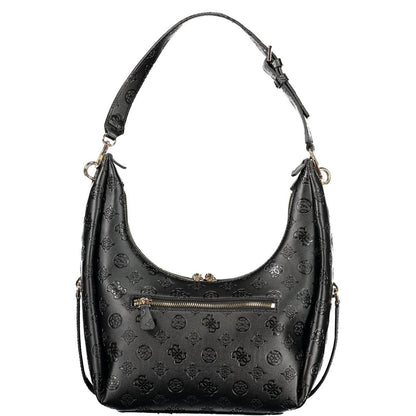 Guess Jeans Black Polyurethane Women's Handbag - HBPS Beauty & Fashion