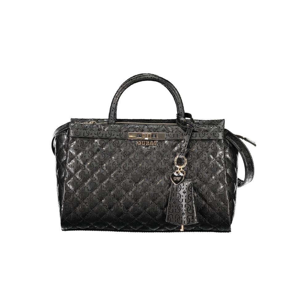 Guess Jeans Black Polyurethane Women's Handbag - HBPS Beauty & Fashion