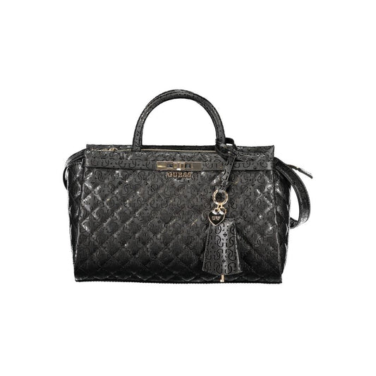 Guess Jeans Black Polyurethane Women's Handbag - HBPS Beauty & Fashion