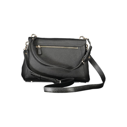 Guess Jeans Black Polyurethane Women's Handbag - HBPS Beauty & Fashion
