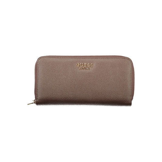 Guess Jeans Brown Polyethylene Wallet - HBPS Beauty & Fashion