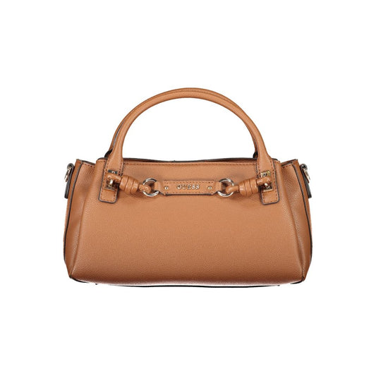 Guess Jeans Brown Polyurethane Women's Bag with Adjustable Strap - HBPS Beauty & Fashion