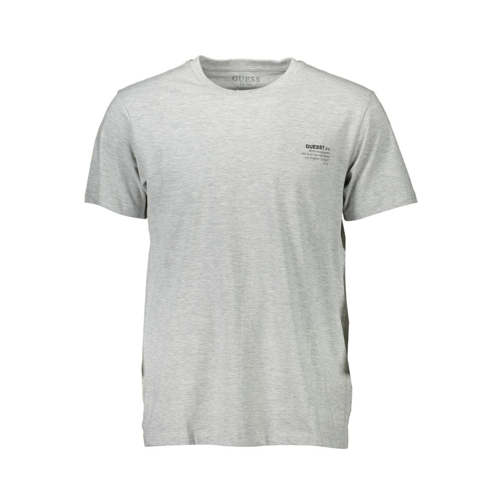 Guess Jeans Grigio Cotone Mens T-Shirt - HBPS Beauty & Fashion