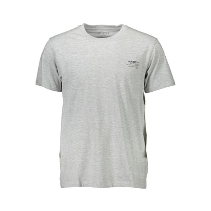 Guess Jeans Grigio Cotone Mens T-Shirt - HBPS Beauty & Fashion