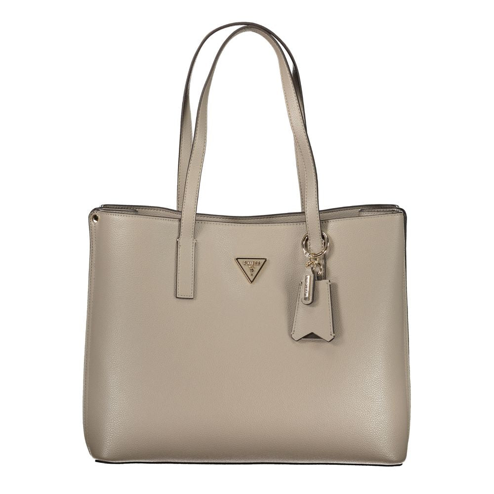 Guess Jeans Grigio Poliuretano Women's Handbag - HBPS Beauty & Fashion