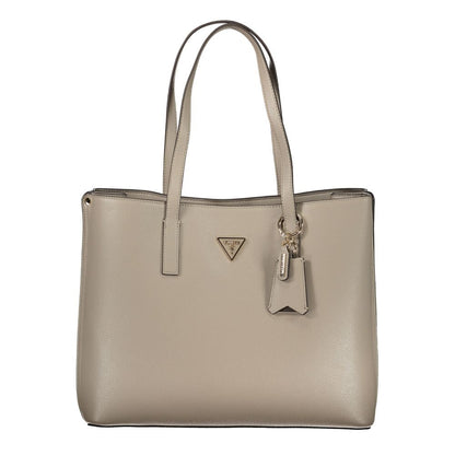 Guess Jeans Grigio Poliuretano Women's Handbag - HBPS Beauty & Fashion