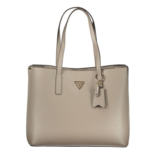 Guess Jeans Grigio Poliuretano Women's Handbag - HBPS Beauty & Fashion
