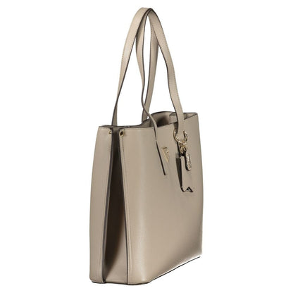 Guess Jeans Grigio Poliuretano Women's Handbag - HBPS Beauty & Fashion