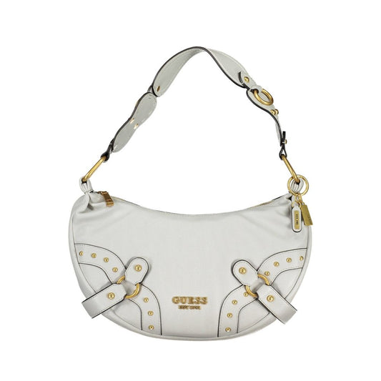 Guess Jeans Grigio Polyurethane Women Shoulder Bag - HBPS Beauty & Fashion