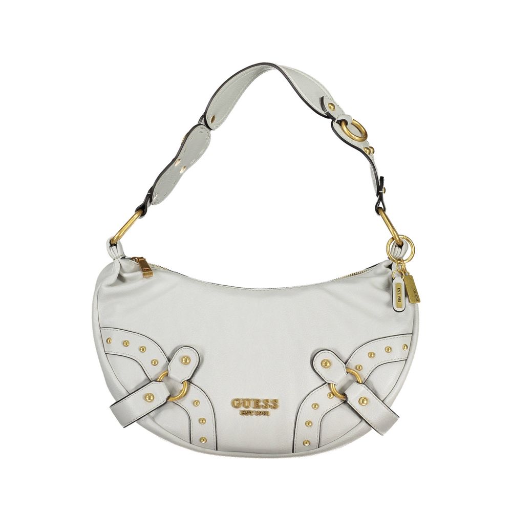 Guess Jeans Grigio Polyurethane Women Shoulder Bag - HBPS Beauty & Fashion