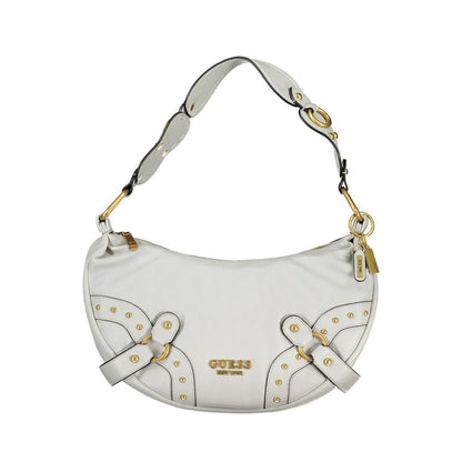 Guess Jeans Grigio Polyurethane Women Shoulder Bag - HBPS Beauty & Fashion