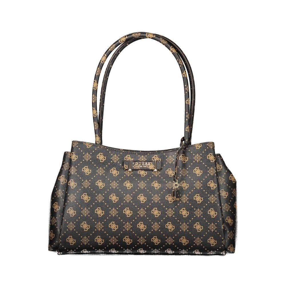Guess Jeans Marrone Poliuretano Women Handbag - HBPS Beauty & Fashion