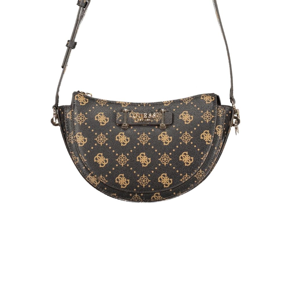 Guess Jeans Marrone Poliuretano Women Handbag - HBPS Beauty & Fashion